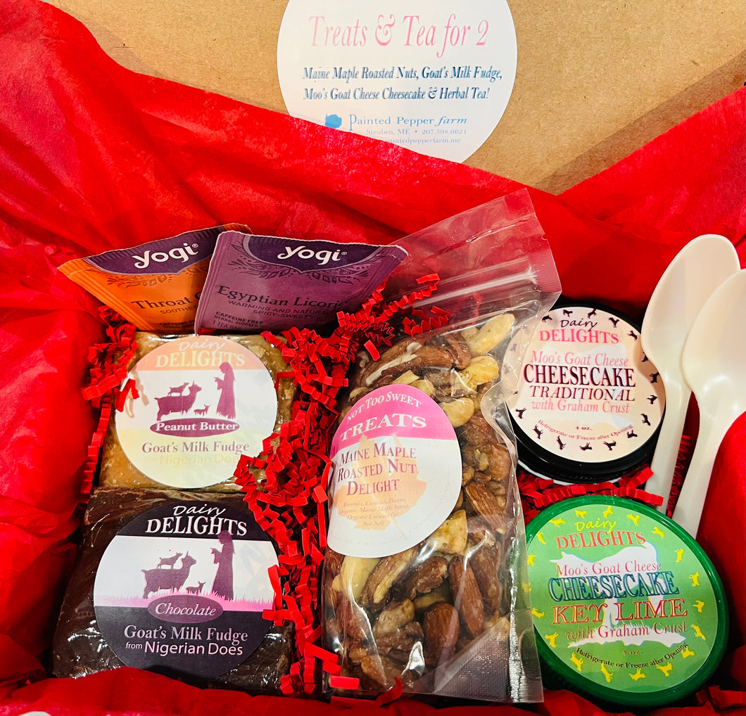 “Treats & Tea” for 2 & 3 Gift Boxes