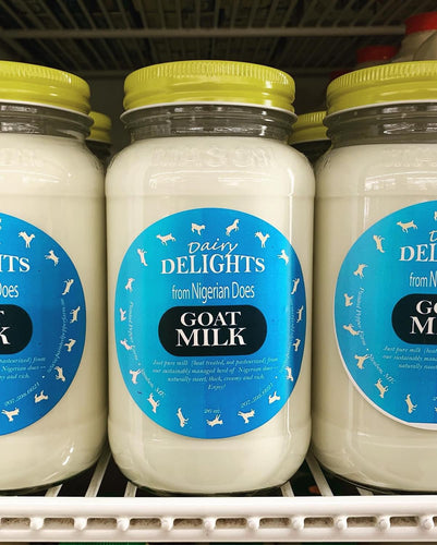 Dairy Delights Nigerian Goat Milk 1/2 gallon