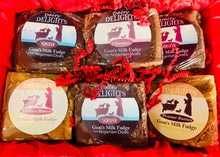 Dairy Delights Goat’s Milk Fudge & “Not Too Sweet Treats” Maine Maple Roasted Nuts Party Boxes